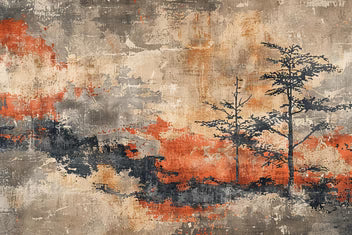 Autumn Solitude Landscape Wallpaper