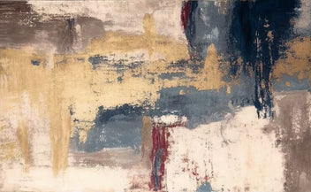 Abstract Coastal Brushstroke Wallpaper