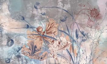 Dreamy Pastel Wildflower Wallpaper