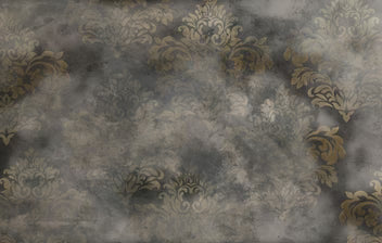 Vintage Cloudy Floral Wallpaper
